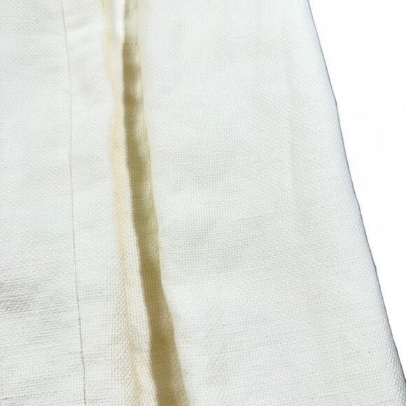 Ralph Lauren Collection Purple Label Linen Pencil Skirt 10 Vintage Cream Classic - Picture 11 of 11